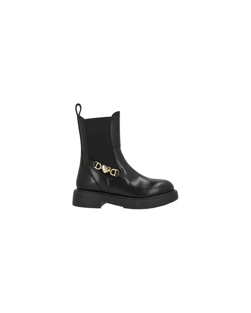 Moschino SCHUHE - Stiefelettenauf YOOX.COM Schwarz