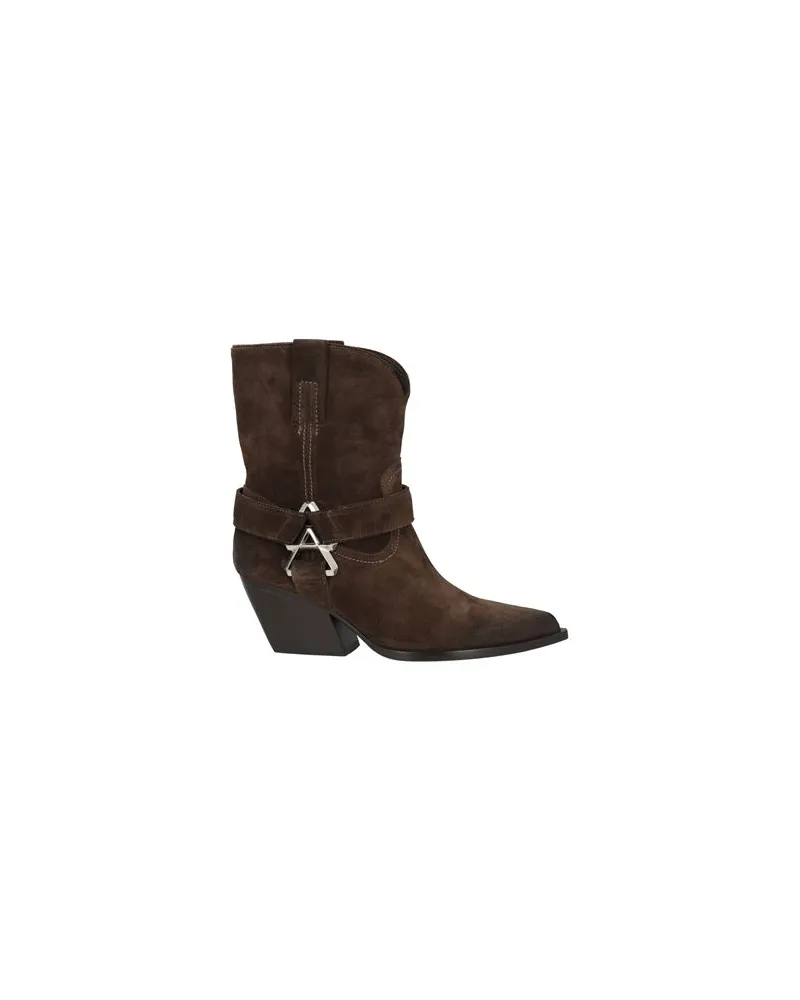 Elena Iachi SCHUHE - Stiefelettenauf YOOX.COM Dunkelbraun