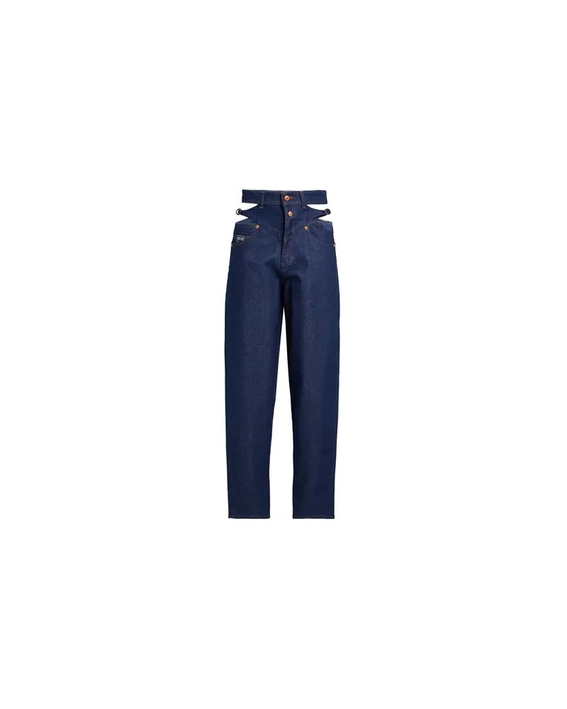 Versace Jeans HOSEN & RÖCKE - Jeanshosenauf YOOX.COM Blau