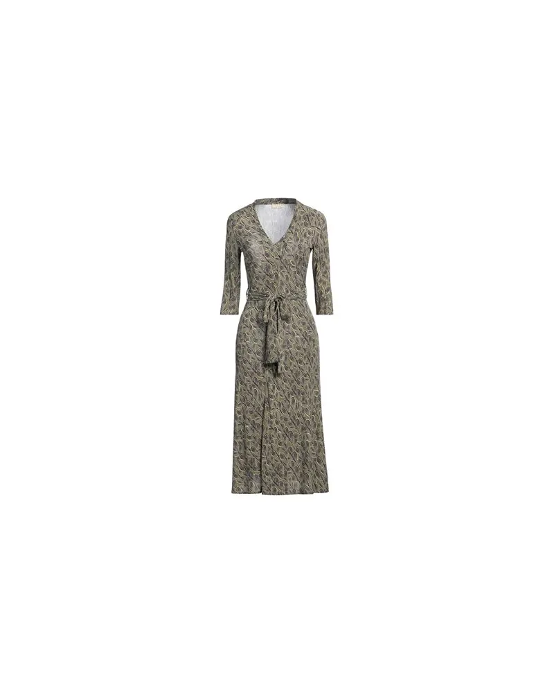 SIYU KLEIDER - Midi-Kleiderauf YOOX.COM Limettengrün