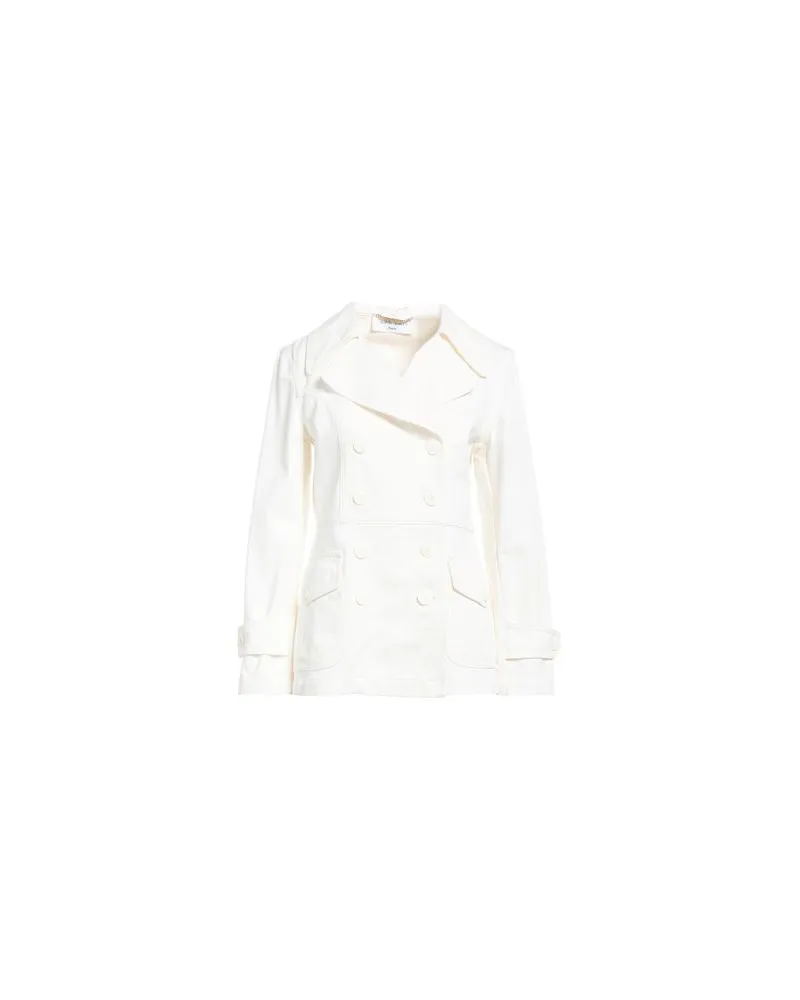 Alberta Ferretti JACKEN & MÄNTEL - Jacken, Mäntel & Trenchcoatsauf YOOX.COM Elfenbein