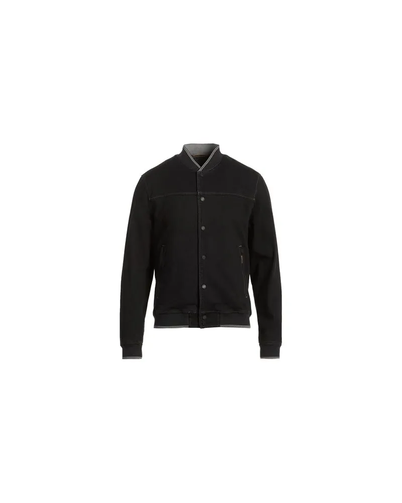 MOORER JACKEN & MÄNTEL - Jeansjacken/Mäntelauf YOOX.COM Schwarz