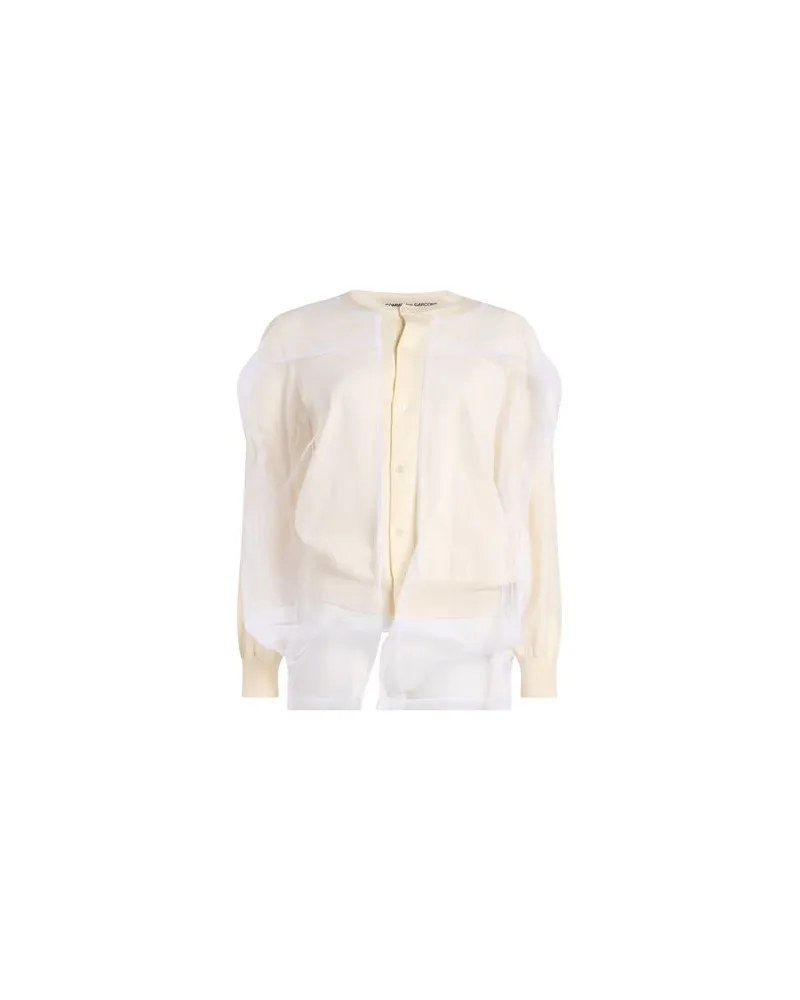 Comme des Garçons STRICKWAREN - Strickjackenauf YOOX.COM Elfenbein