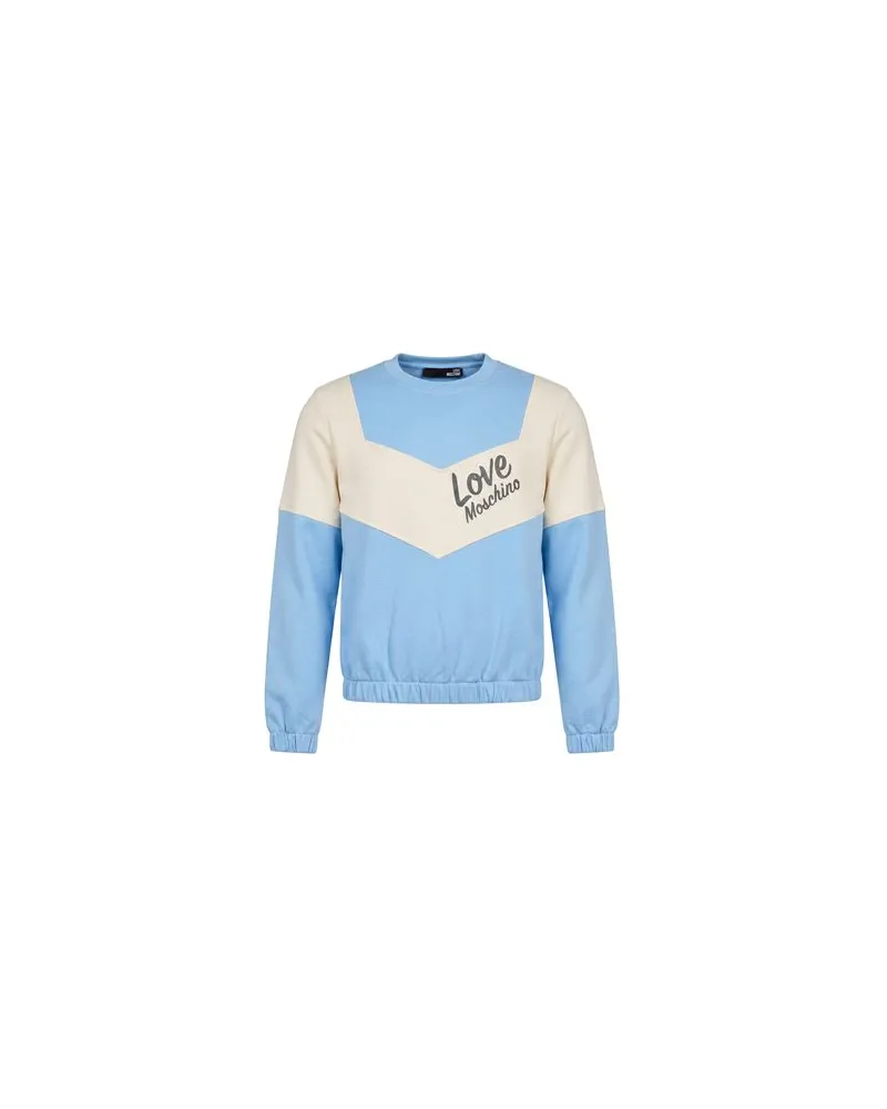 Moschino TOPS - Sweatshirtsauf YOOX.COM Himmelblau