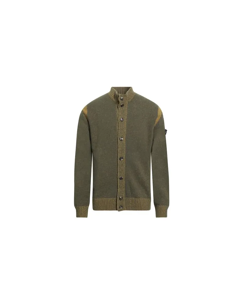 Peuterey STRICKWAREN - Strickjackenauf YOOX.COM Militärgrün
