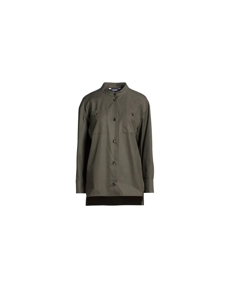 Max Mara TOPS - Hemdenauf YOOX.COM Dunkelgrün