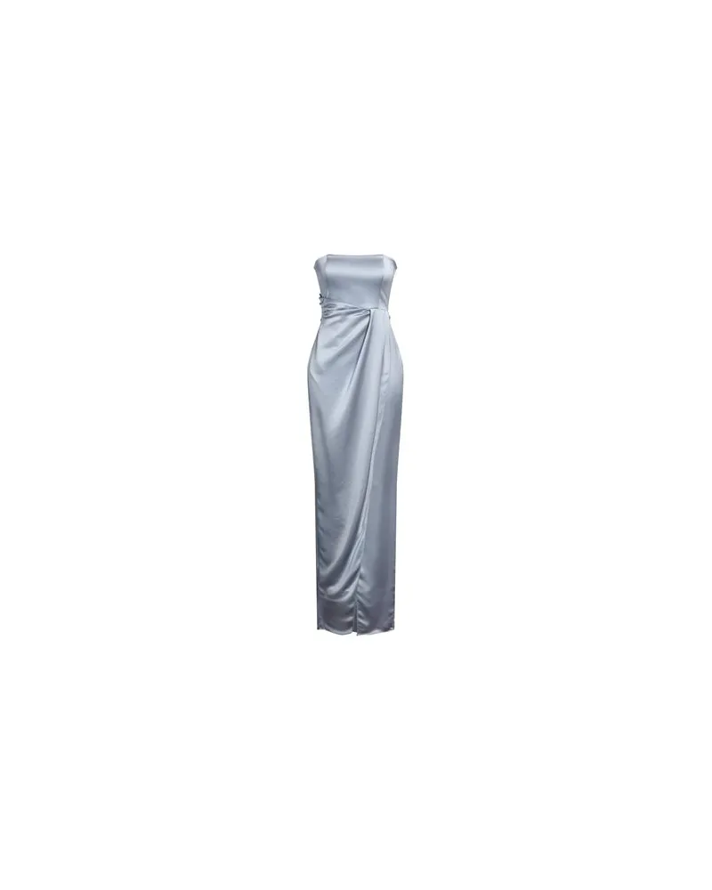 Rue du Bac KLEIDER - Maxi-Kleiderauf YOOX.COM Hellblau