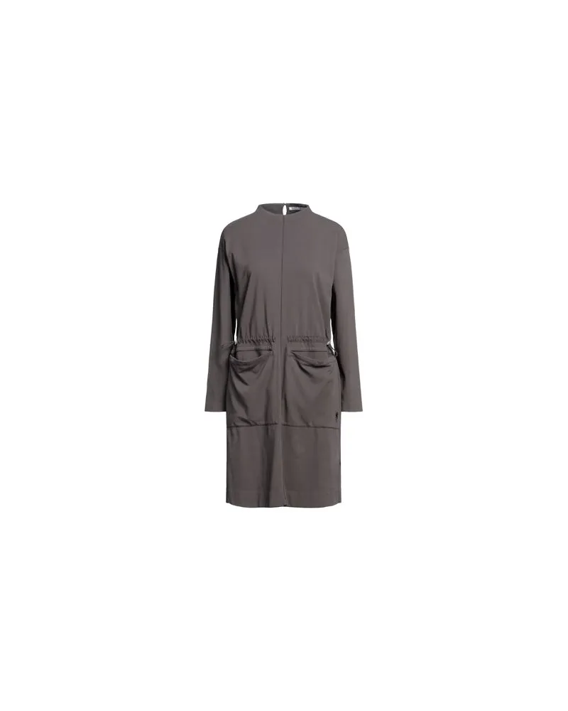 European Culture KLEIDER - Mini-Kleiderauf YOOX.COM Dunkelbraun