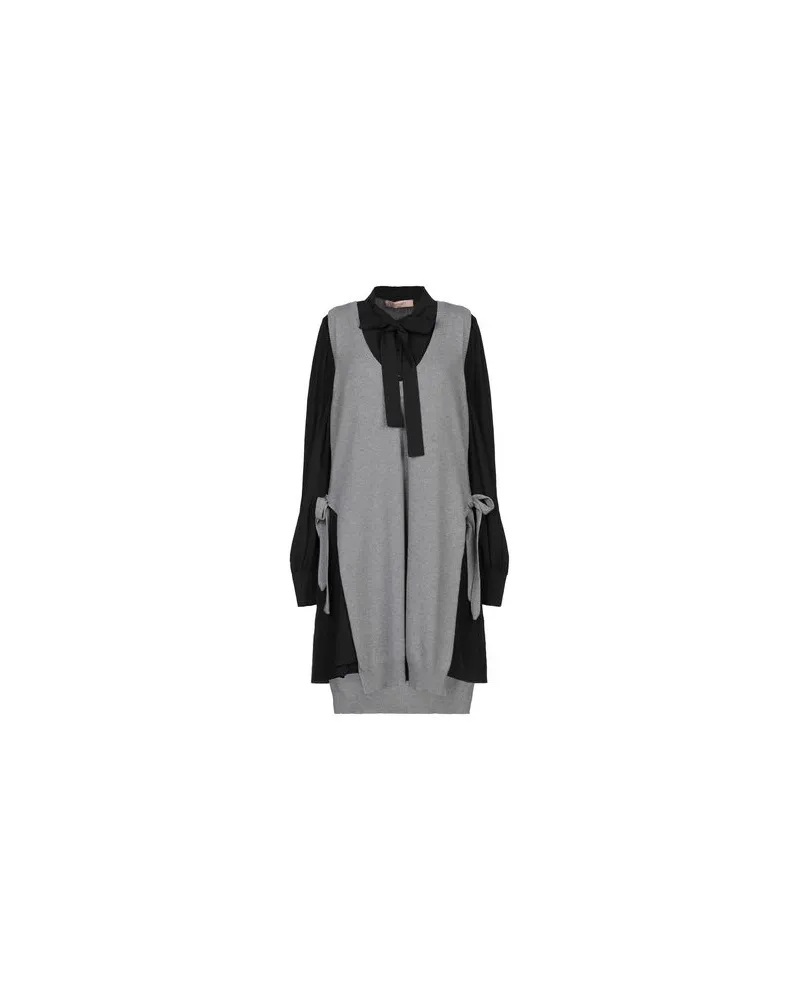 Twin-Set KLEIDER - Mini-Kleiderauf YOOX.COM Grau