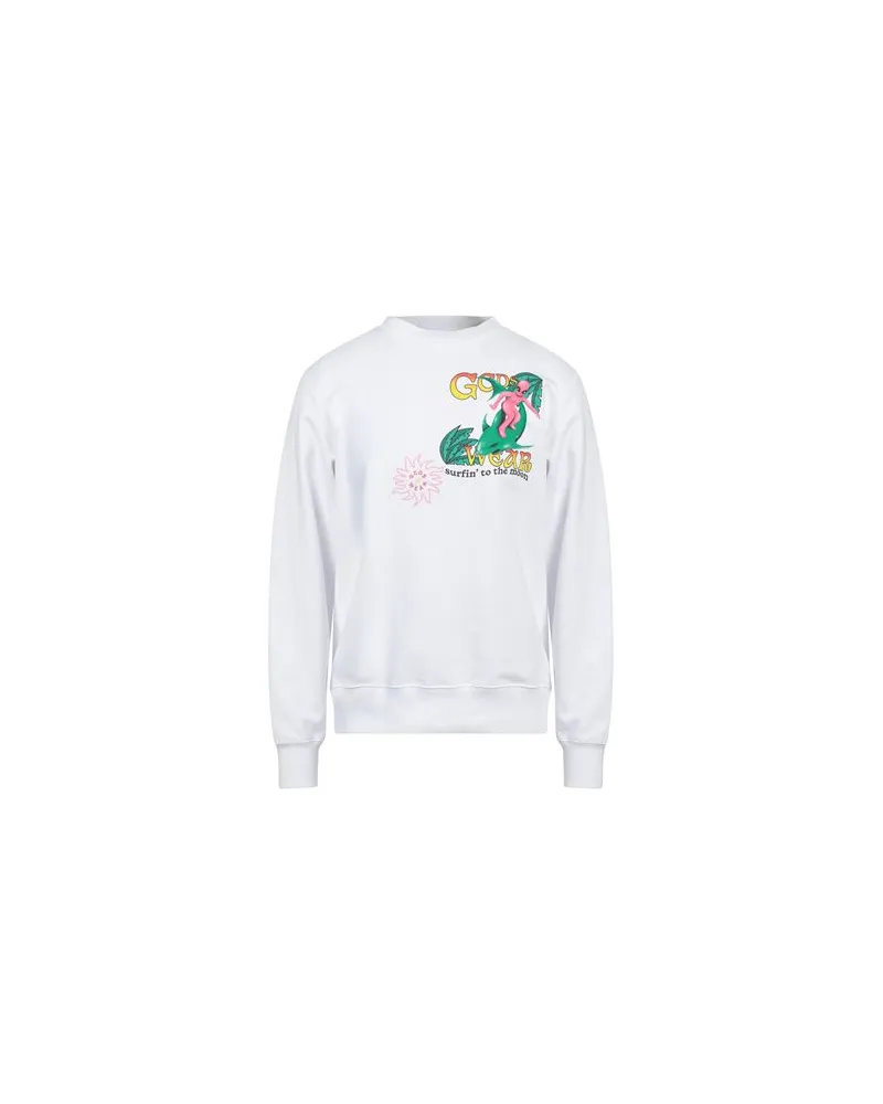 GCDS TOPS - Sweatshirtsauf YOOX.COM Weiß