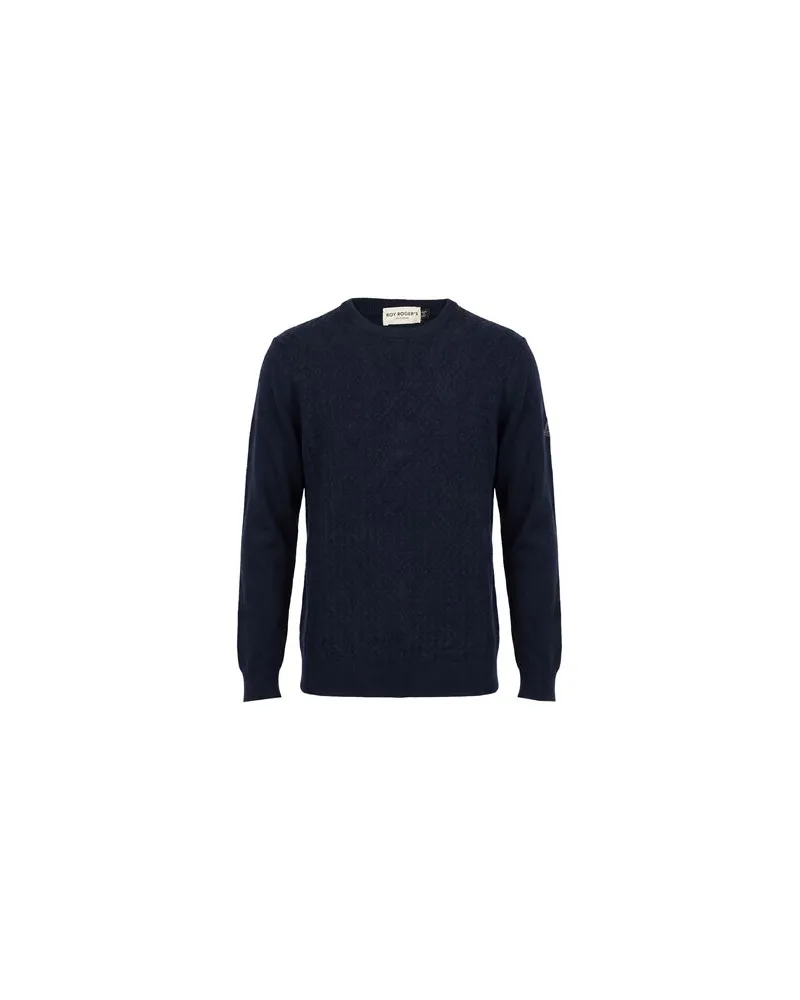 Roy Roger's STRICKWAREN - Pulloverauf YOOX.COM Marineblau