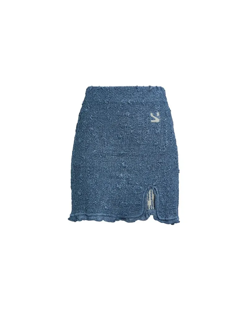 YUZEFI HOSEN & RÖCKE - Miniröckeauf YOOX.COM Taubenblau