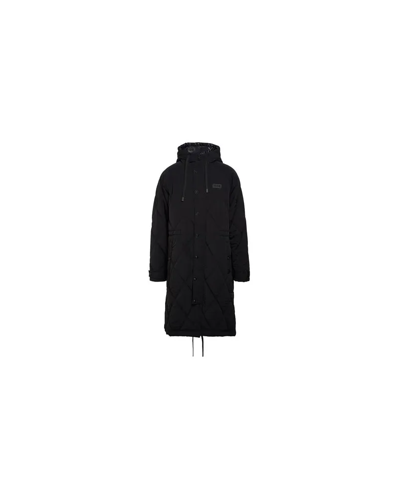 Versace Jeans JACKEN & MÄNTEL - Pufferjacken & Daunenjackenauf YOOX.COM Schwarz