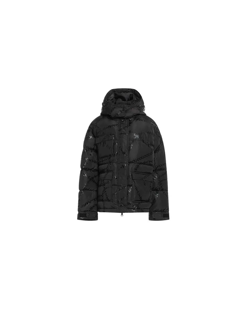 Versace Jeans JACKEN & MÄNTEL - Pufferjacken & Daunenjackenauf YOOX.COM Schwarz