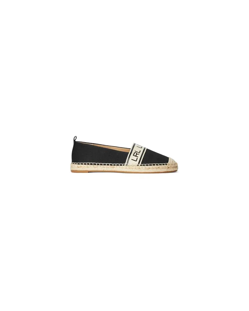 Ralph Lauren CAYLEE CANVAS ESPADRILLE   - SCHUHE - Espadrillesauf YOOX.COM Schwarz