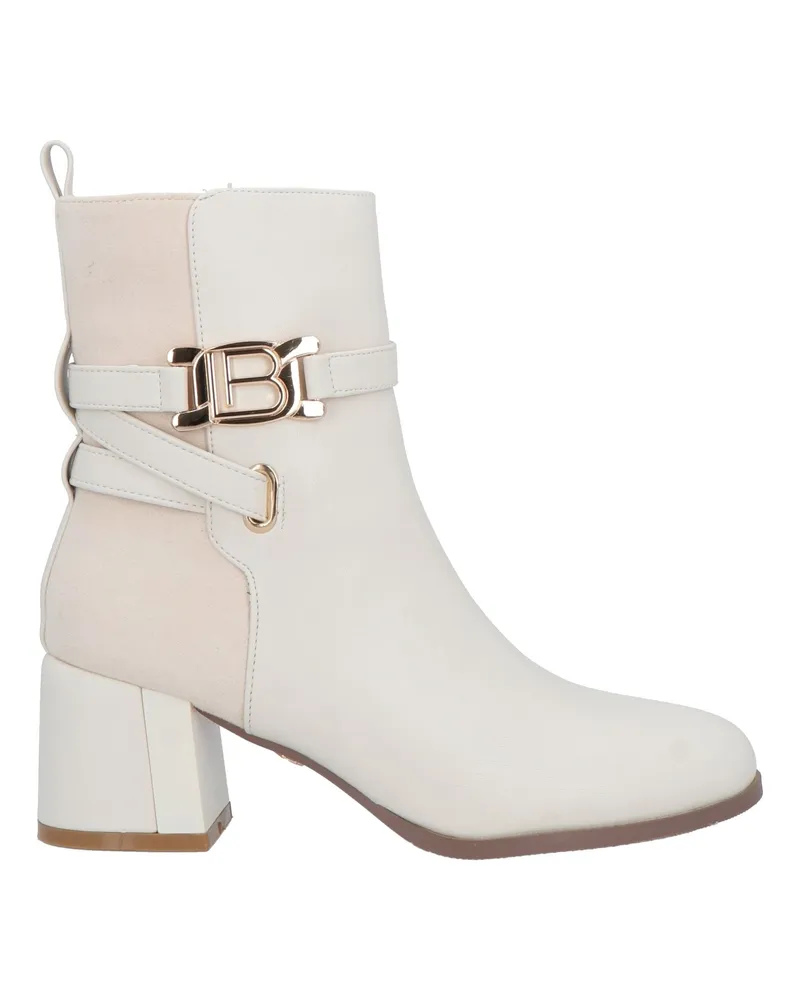 Laura Biagiotti Stiefelette Elfenbein