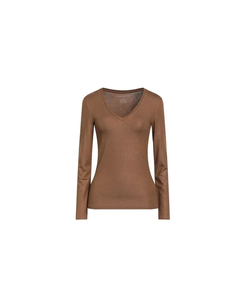 Majestic TOPS - T-shirtsauf YOOX.COM Braun
