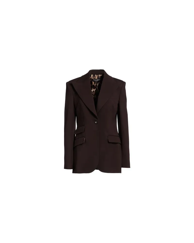 Dolce & Gabbana ANZÜGE und CO-ORDS - Blazersauf YOOX.COM Dunkelbraun