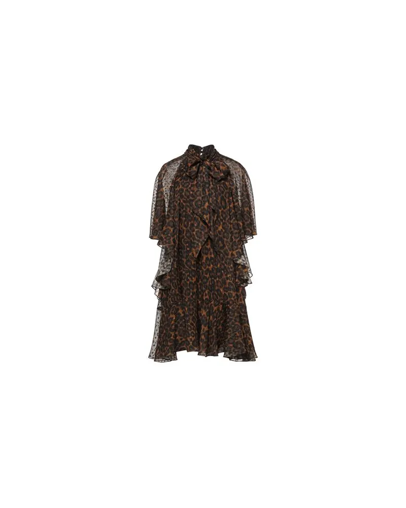 Erdem KLEIDER - Midi-Kleiderauf YOOX.COM Braun