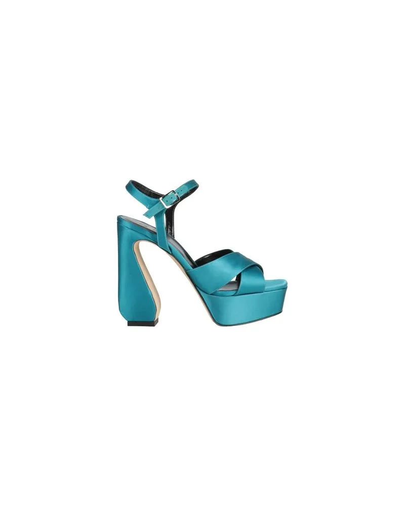 Sergio Rossi SCHUHE - Sandalenauf YOOX.COM Aquamarin