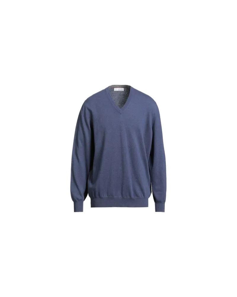 Brunello Cucinelli STRICKWAREN - Pulloverauf YOOX.COM Blau