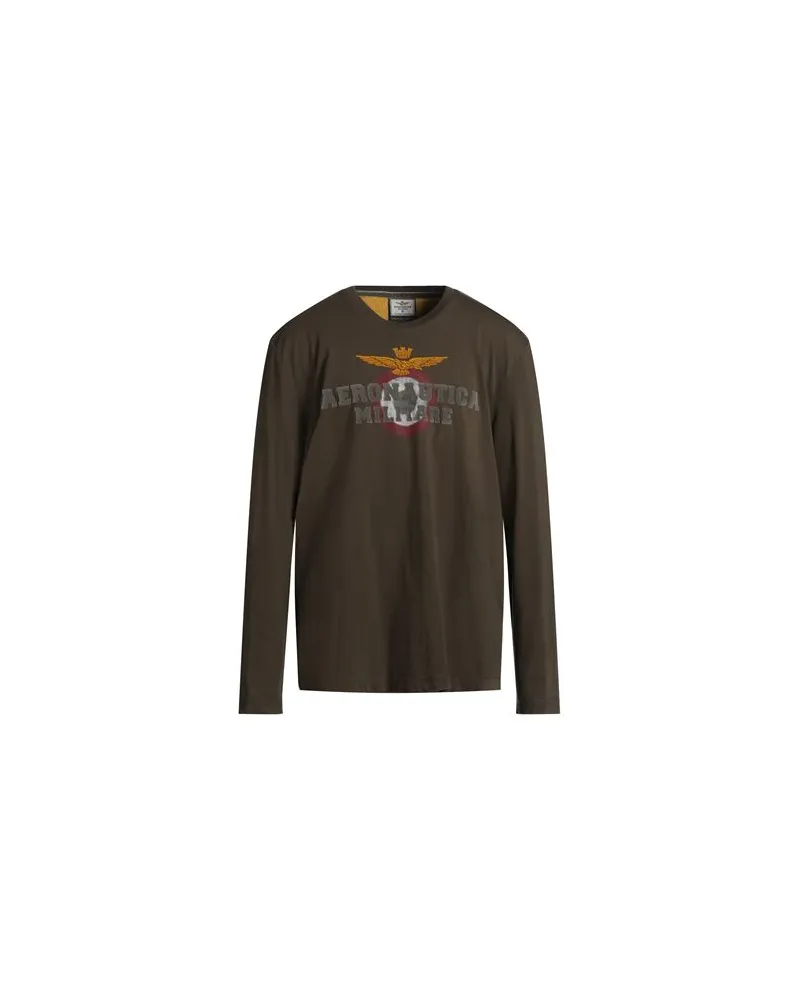 Aeronautica Militare TOPS - T-shirtsauf YOOX.COM Militärgrün