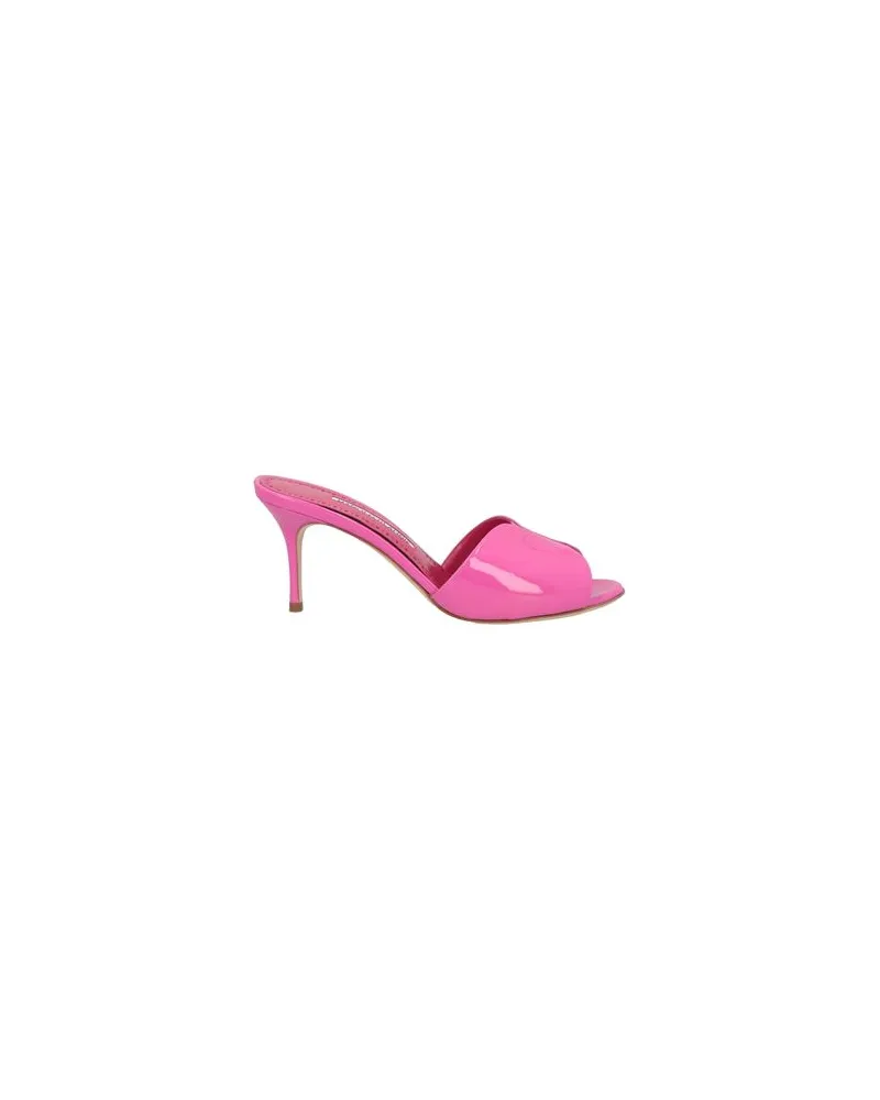 Manolo Blahnik SCHUHE - Sandalenauf YOOX.COM Fuchsia
