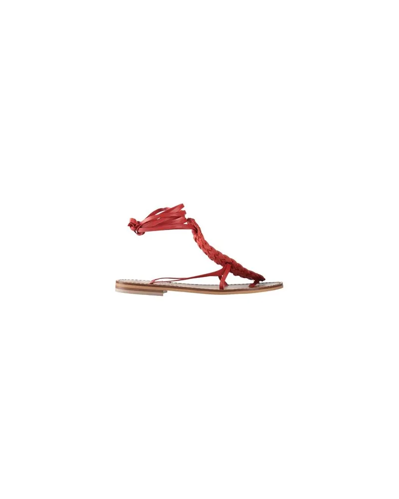Twin-Set SCHUHE - Zehentrennerauf YOOX.COM Rostrot