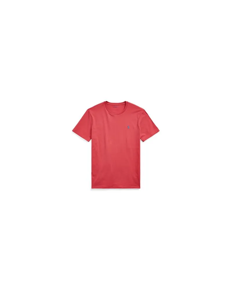 Ralph Lauren CUSTOM SLIM FIT JERSEY CREWNECK T-SHIRT  - TOPS - T-shirtsauf YOOX.COM Antikrosa