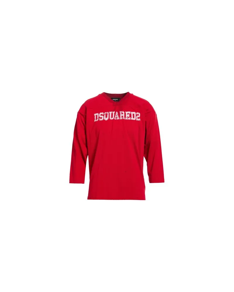 Dsquared2 TOPS - T-shirtsauf YOOX.COM Rot