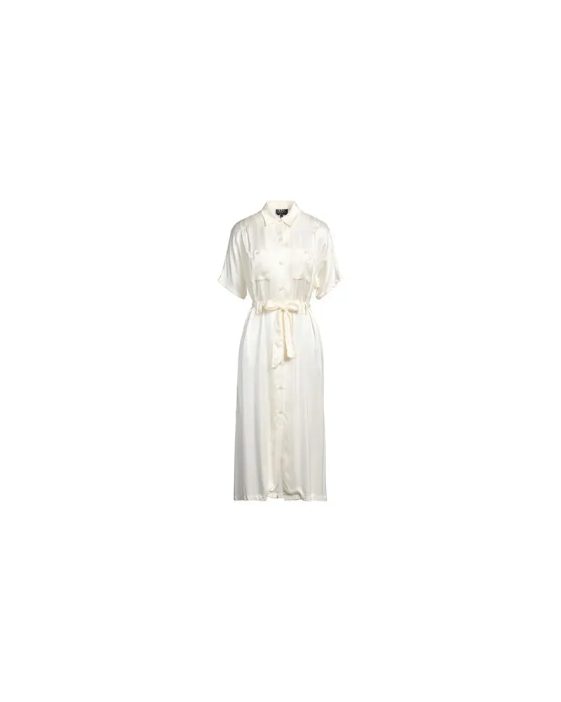 A.P.C. KLEIDER - Midi-Kleiderauf YOOX.COM Cremeweiß