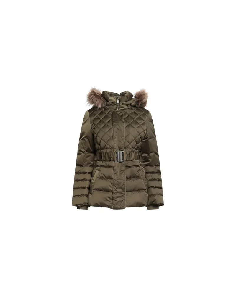 Guess JACKEN & MÄNTEL - Pufferjacken & Daunenjackenauf YOOX.COM Militärgrün