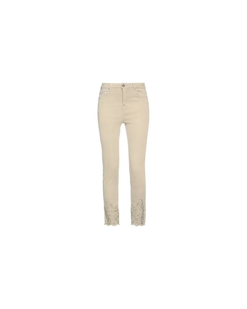 Fracomina HOSEN & RÖCKE - Jeanshosenauf YOOX.COM Sand