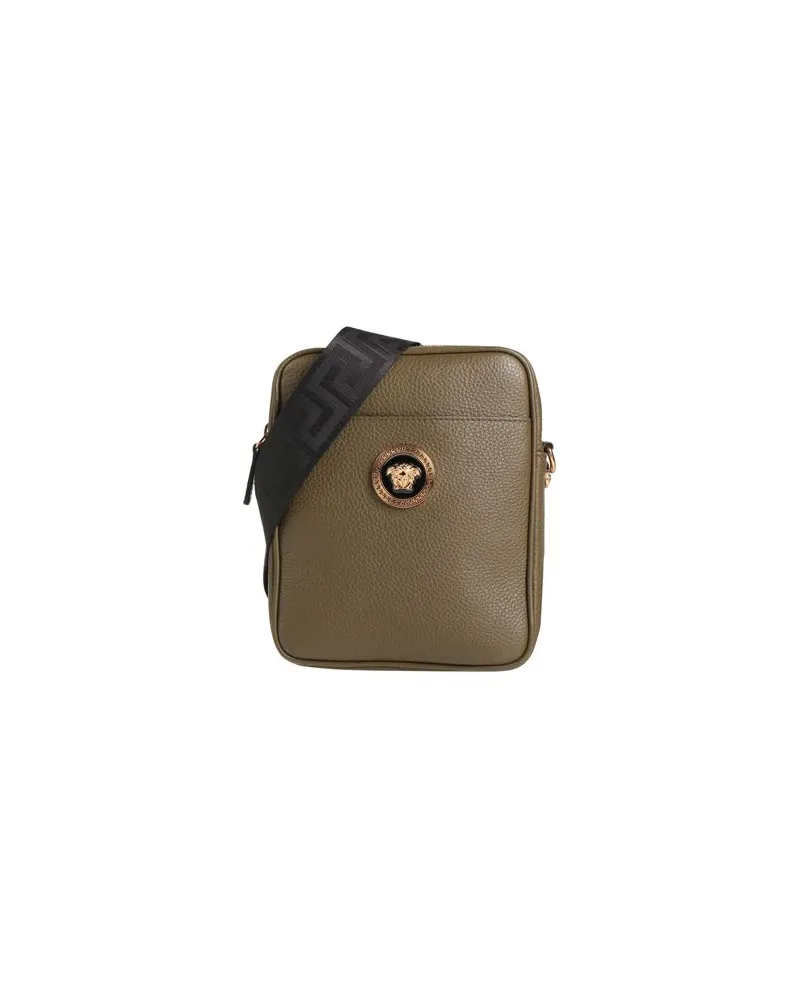 Versace TASCHEN - Umhängetascheauf YOOX.COM Militärgrün