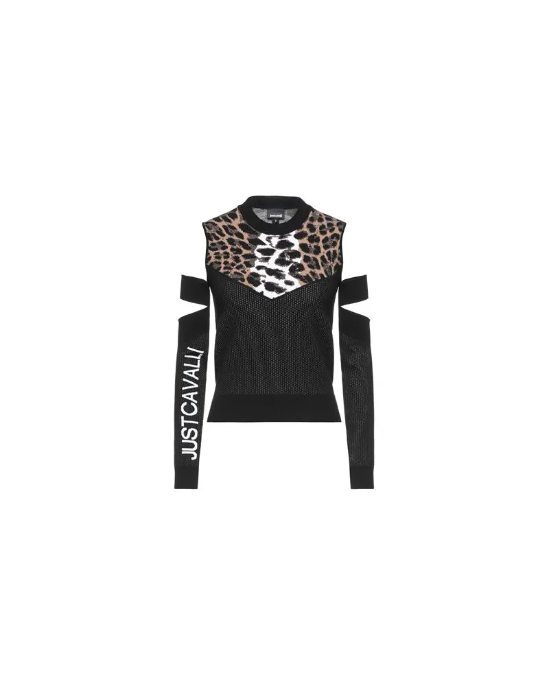Just Cavalli STRICKWAREN - Pulloverauf YOOX.COM Schwarz