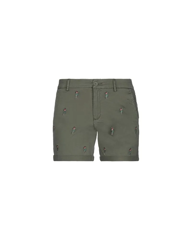 Sun68 HOSEN & RÖCKE - Jeansshortsauf YOOX.COM Militärgrün
