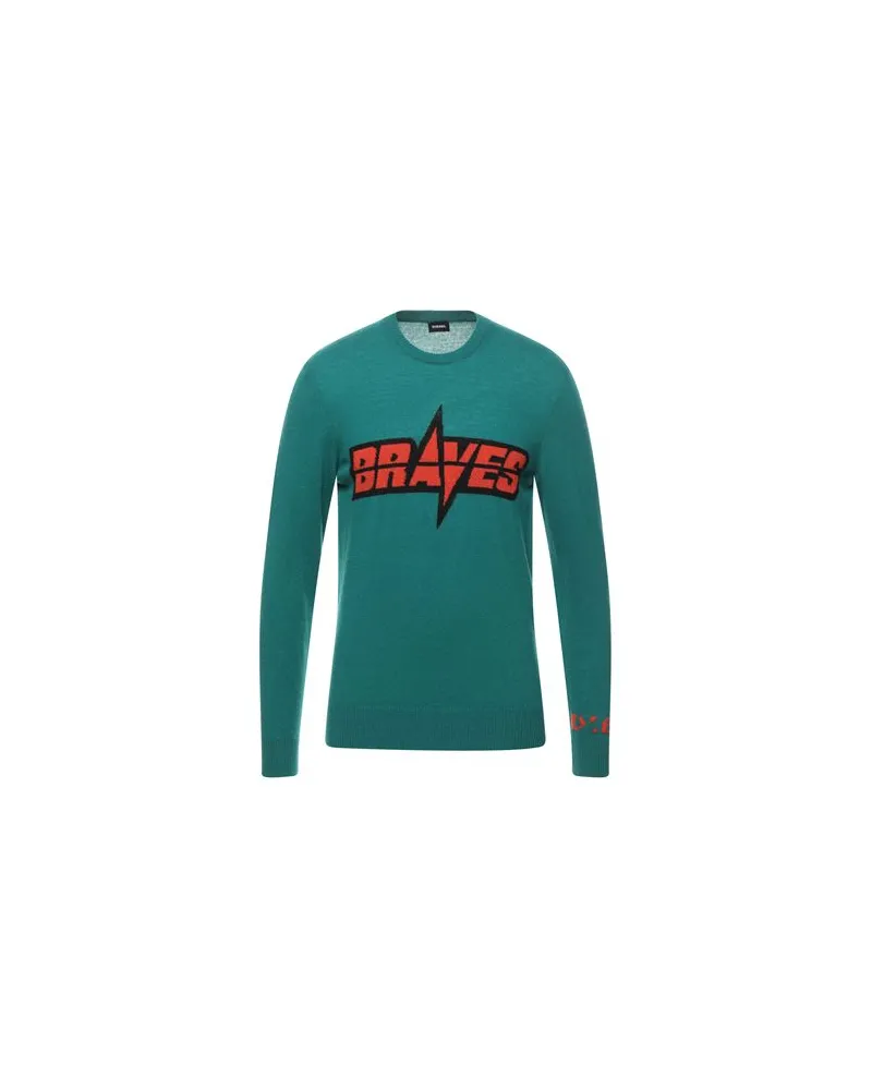 Diesel STRICKWAREN - Pulloverauf YOOX.COM Smaragdgrün