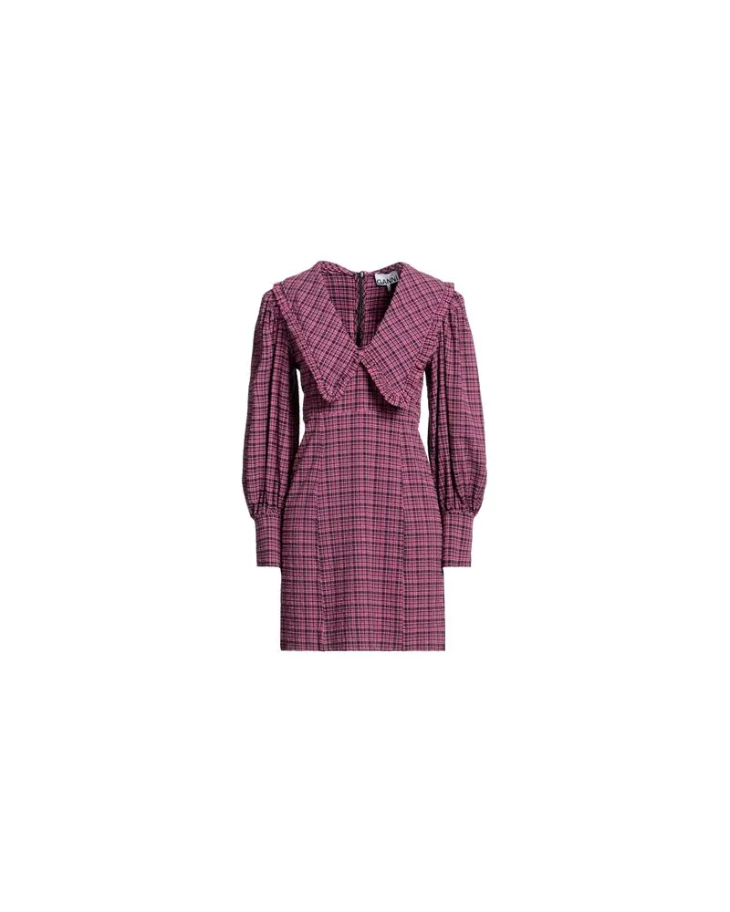 Ganni KLEIDER - Mini-Kleiderauf YOOX.COM Fuchsia
