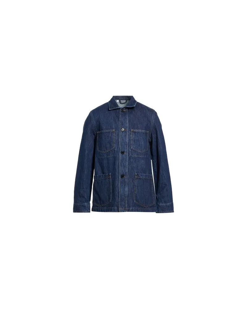 Officine Generale JACKEN & MÄNTEL - Jeansjacken/Mäntelauf YOOX.COM Blau