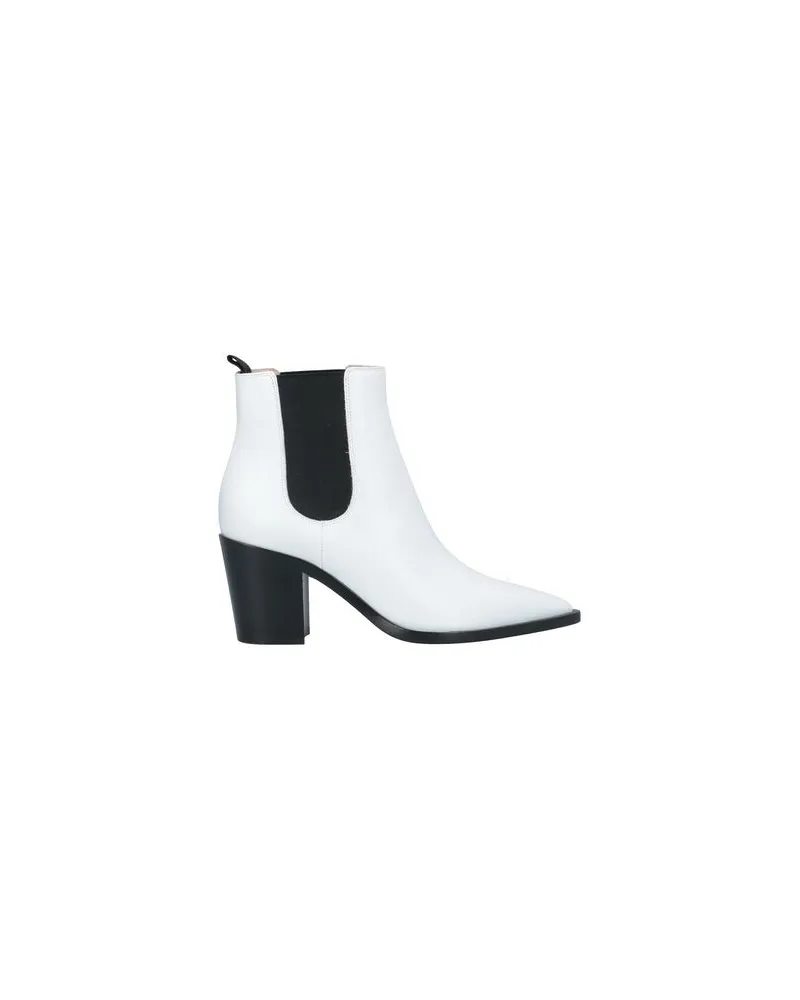 Gianvito Rossi SCHUHE - Stiefelettenauf YOOX.COM Weiß