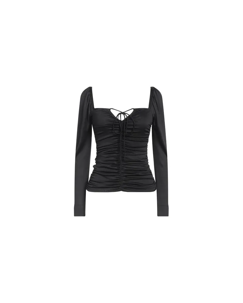 Ganni TOPS - Topsauf YOOX.COM Schwarz