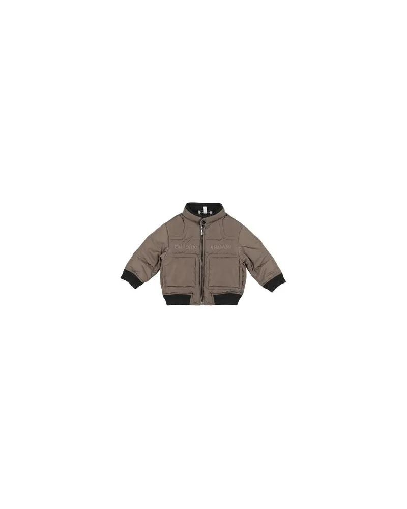 Emporio Armani JACKEN & MÄNTEL - Pufferjacken & Daunenjackenauf YOOX.COM Maulwurfsgrau
