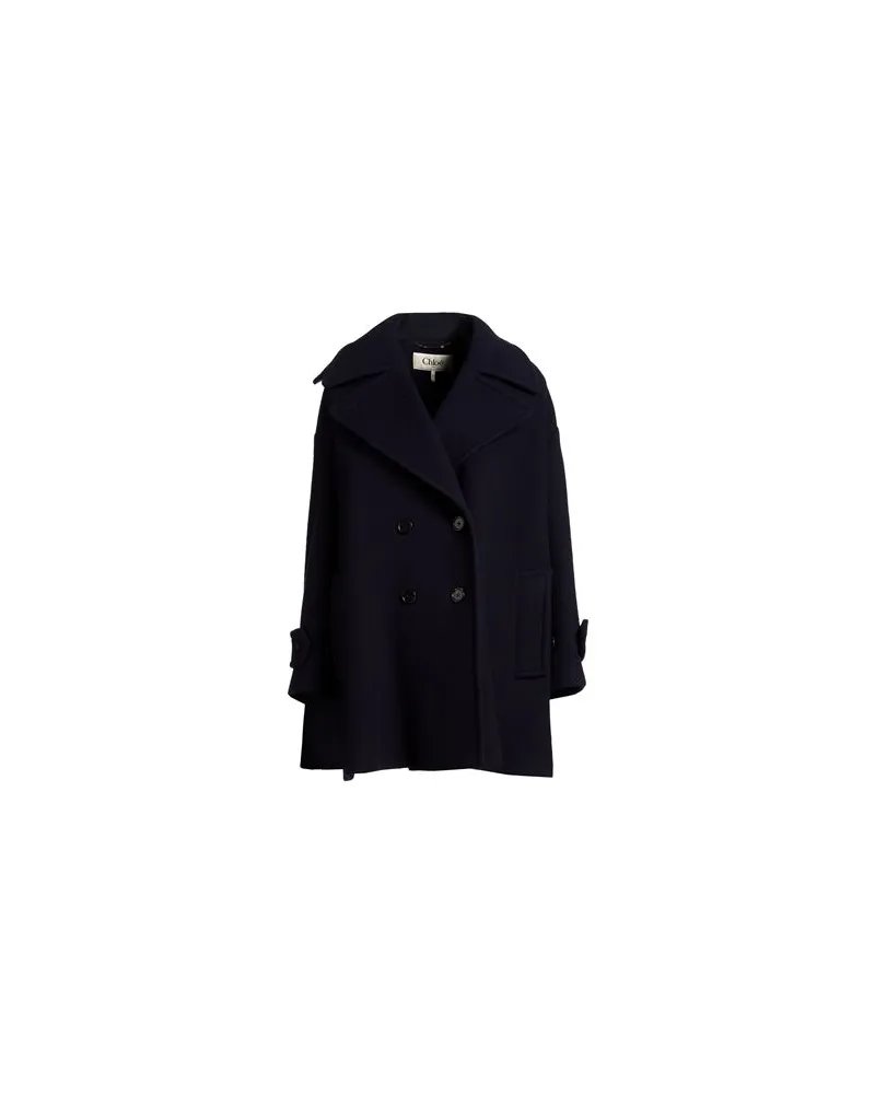 Chloé JACKEN & MÄNTEL - Mäntelauf YOOX.COM Marineblau