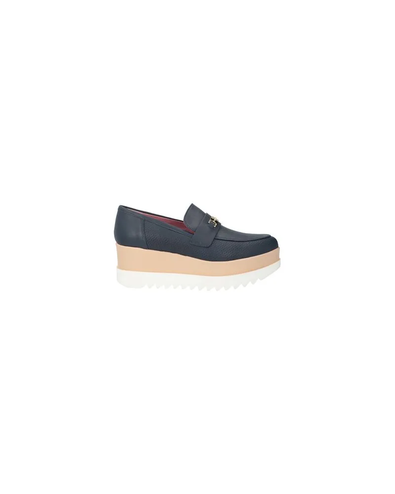 Lorenzo Mari SCHUHE - Mokassinsauf YOOX.COM Marineblau