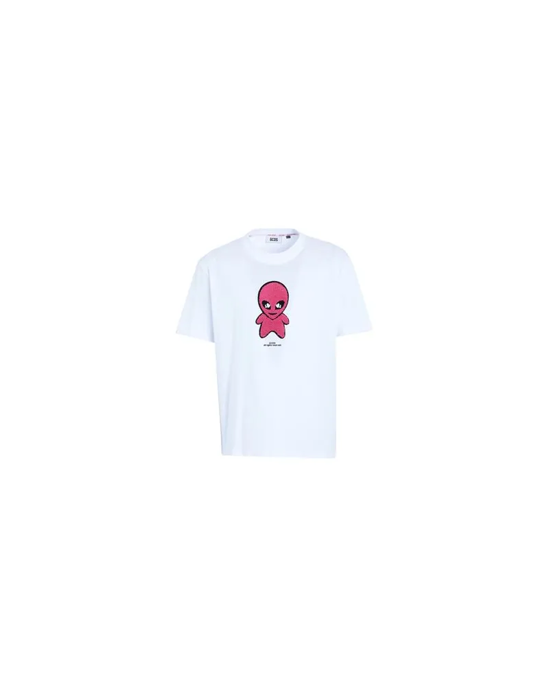 GCDS TOPS - T-shirtsauf YOOX.COM Weiß