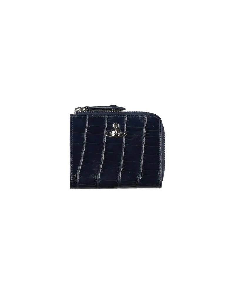 Vivienne Westwood Kleinlederwaren - Brieftaschenauf YOOX.COM Nachtblau