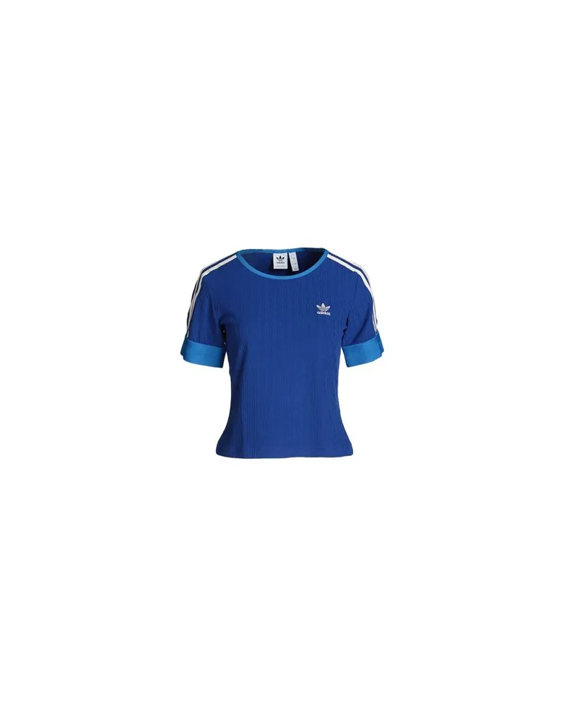 adidas TEE KNITTED  - TEE KNITTED - TOPS - T-shirtsauf YOOX.COM Blau