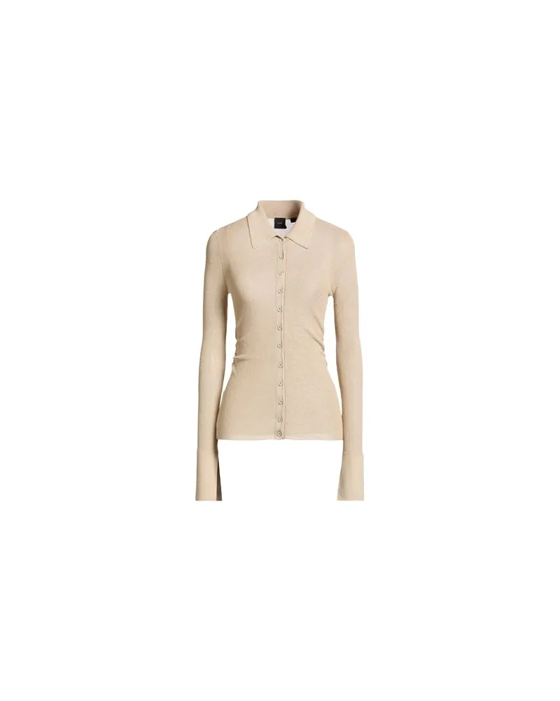 Pinko STRICKWAREN - Strickjackenauf YOOX.COM Beige