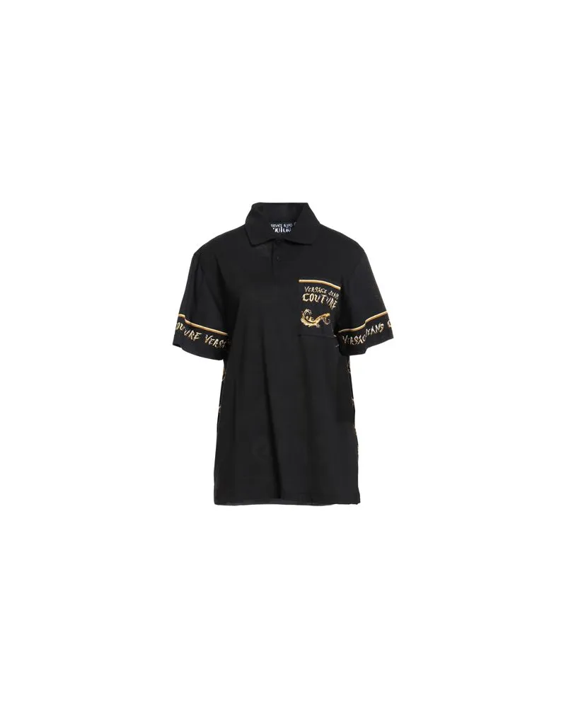 Versace Jeans TOPS - Poloshirtsauf YOOX.COM Schwarz