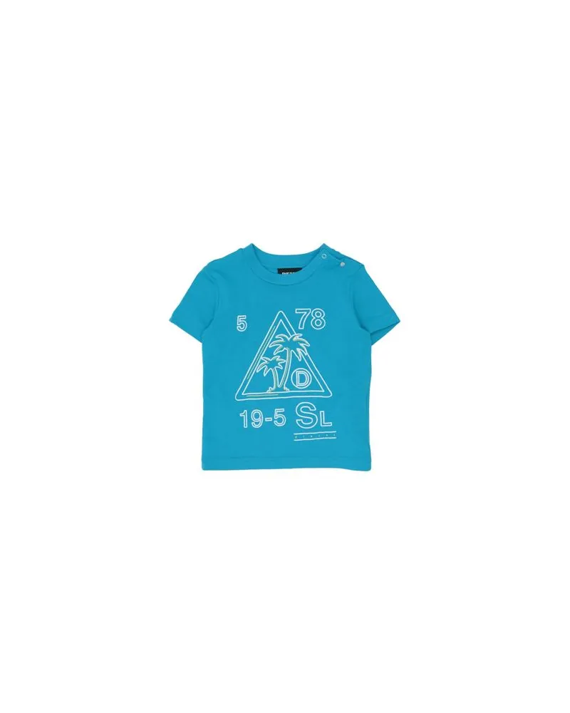Diesel TOPS - T-shirtsauf YOOX.COM Azurblau